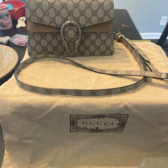 GUCCI DIONYSUS Bag Purse GG Canvas Medium Shoulder bag - Picture 1 of 9